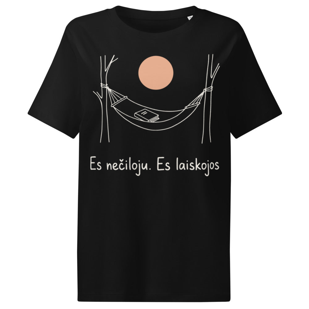 Melns · priekšpuse – Es nečiloju. Es laiskojos