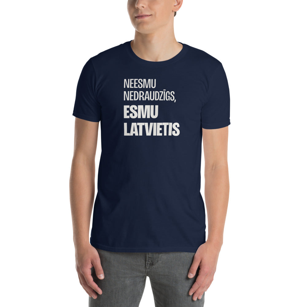 Tumši zils · Klasiskais · vīrietis – Neesmu nedraudzīgs, esmu latvietis